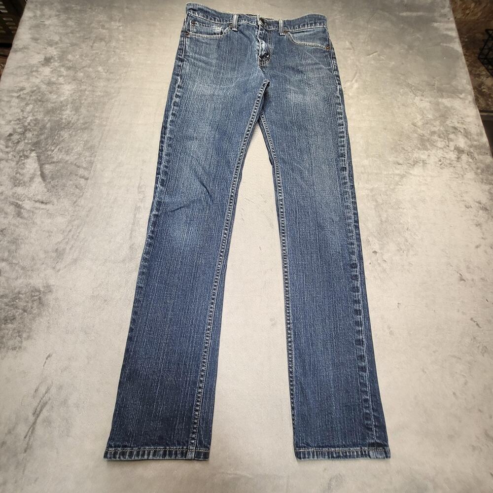 Levi's 511 Slim Jeans Mens 32x34 Blue Tapered Denim Medium Wash Cotton